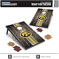 Vista 31 de Wild Sports NCAA 2' x 3' MDF Deluxe Cornhole Set - with Corners and Aprons
