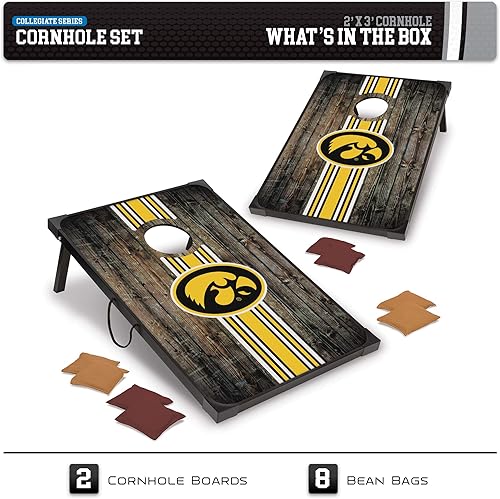 Miniatura 31 de Wild Sports NCAA 2' x 3' MDF Deluxe Cornhole Set - with Corners and Aprons