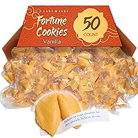 Vista 9 de East and Else Galletas Fortune, envueltas individualmente, sabor vainilla, paquete a granel premium, fabricadas en Estados Unidos (25 unidades)
