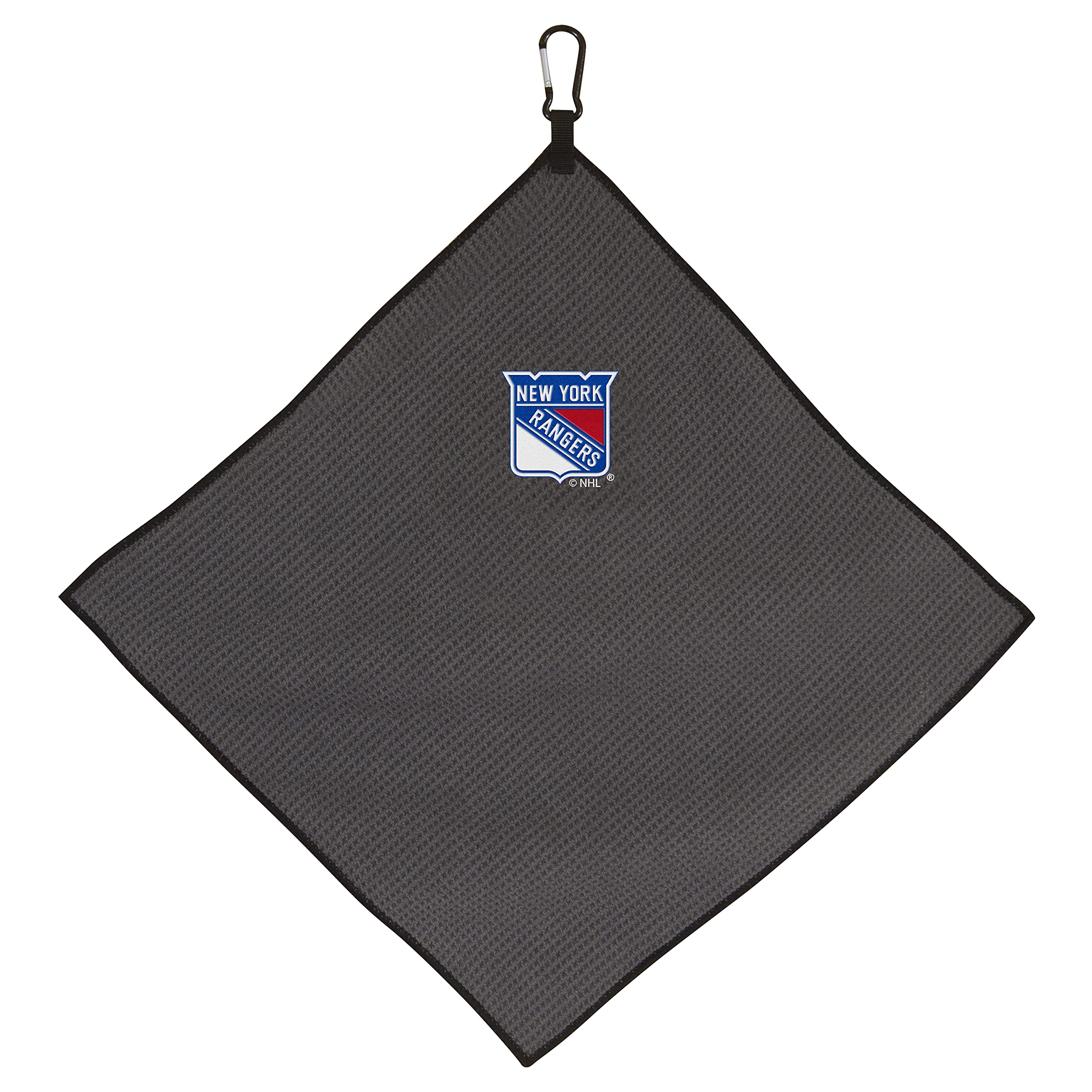 Toalla de microfibra de New York Rangers Team Effort gris para tus días de golf en el campo
