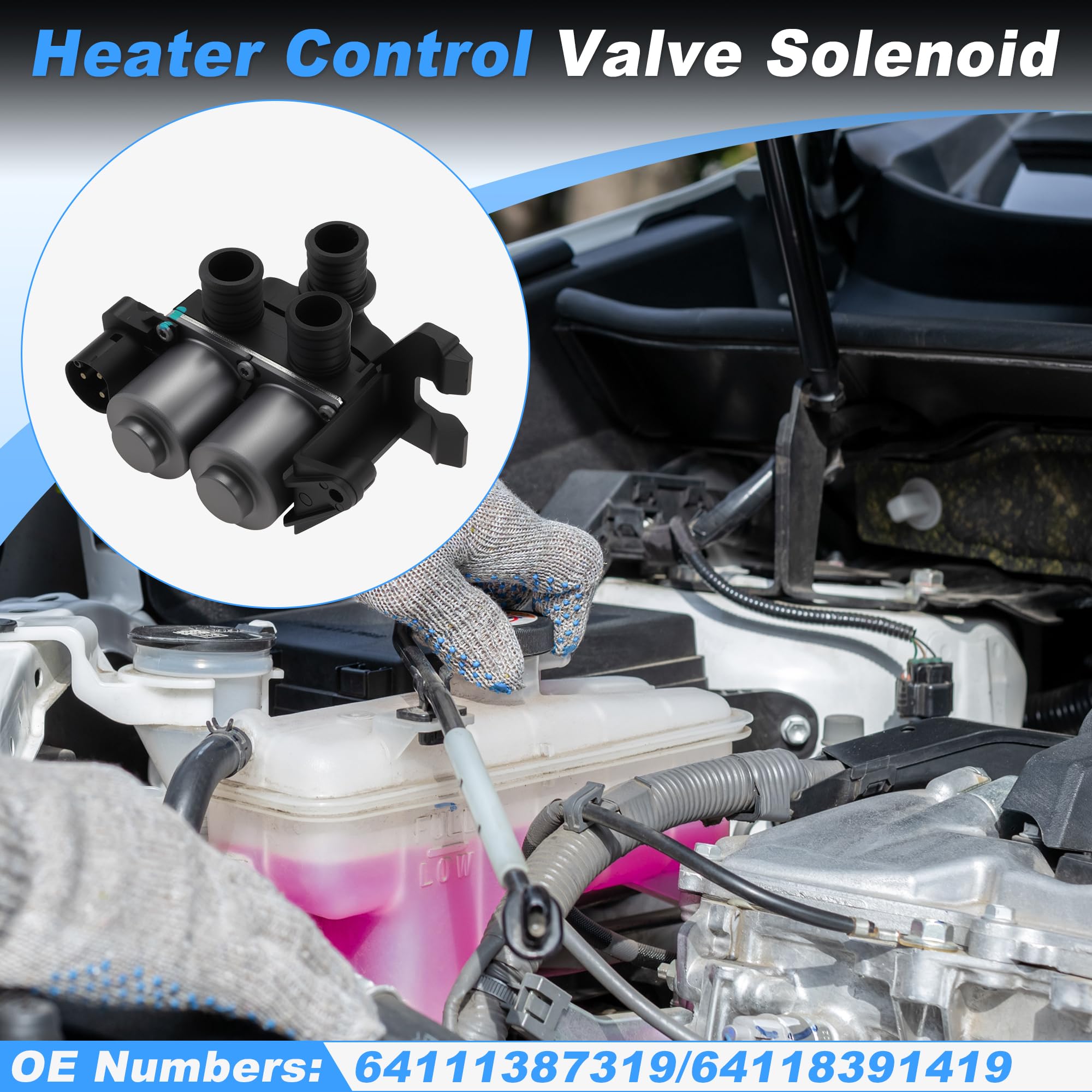A ABSOPRO Válvula de Control del Calentador para BMW 318i/318is 92-99 1 Pca