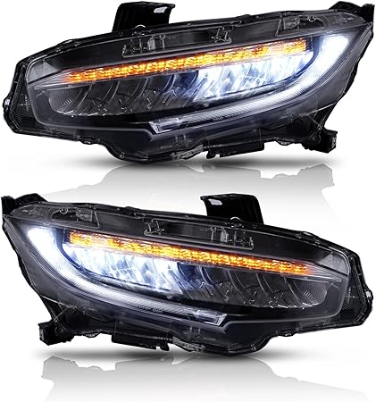 Amazon Useka ホンダ シビック ヘッドライト ヘッドランプ 全ledライト ハイエンド 左右2点セット新品 16年以後 Led For Honda Civic 16 Up Led Tail Light ヘッドライト本体 車 バイク Amazon Useka ホンダ シビック ヘッドライト ヘッドランプ 全ledライト ハイエンド 左右2点セット新品 16年以後 Led For Honda Civic 16 Up Led Tail Light ヘッドライト本体 車 バイク