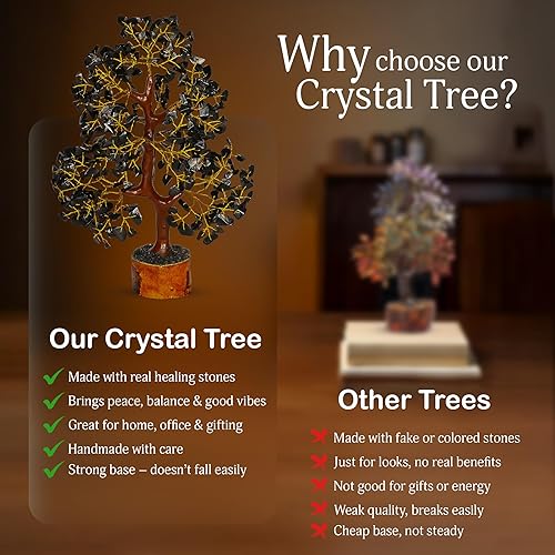 Miniatura 6 de Cristal de turmalina negra, árbol de cristal, árboles artificiales, cristal de turmalina, artículos de cristal para regalo, regalos curativos,