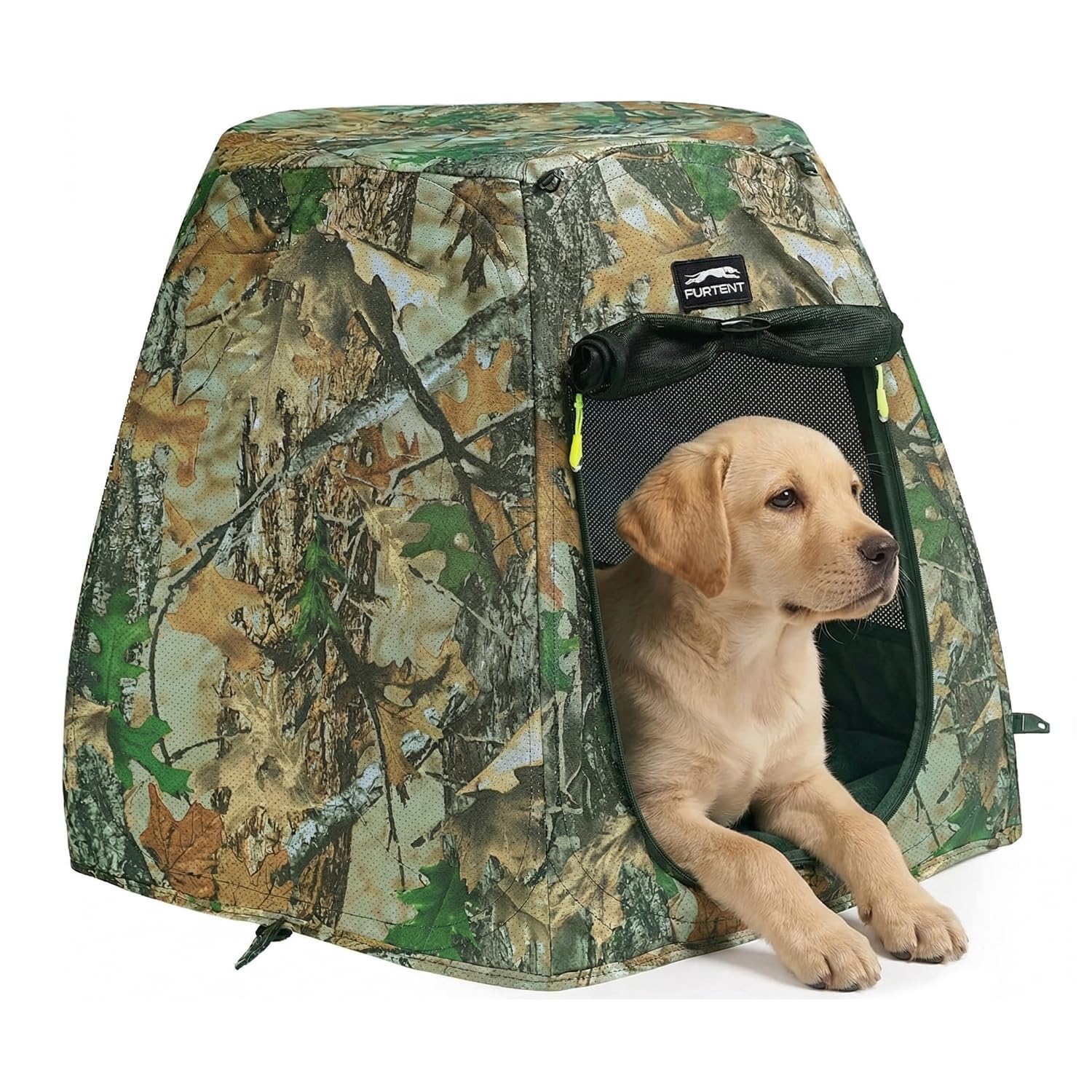 Portable Pop Up Dog Tent with Sunshade Mesh Window Washable Pad for Cats