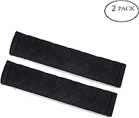 Vista 7 de Amooca Funda suave para cinturón de seguridad, 2 almohadillas para cinturón de seguridad, para una conducción más cómoda, compatible con todos