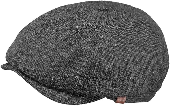 Barts Mens Jamaica Wool Blend Adjustable Newsboy Flat Cap Dark Barts Mens Jamaica Wool Blend Adjustable Newsboy Flat Cap Dark