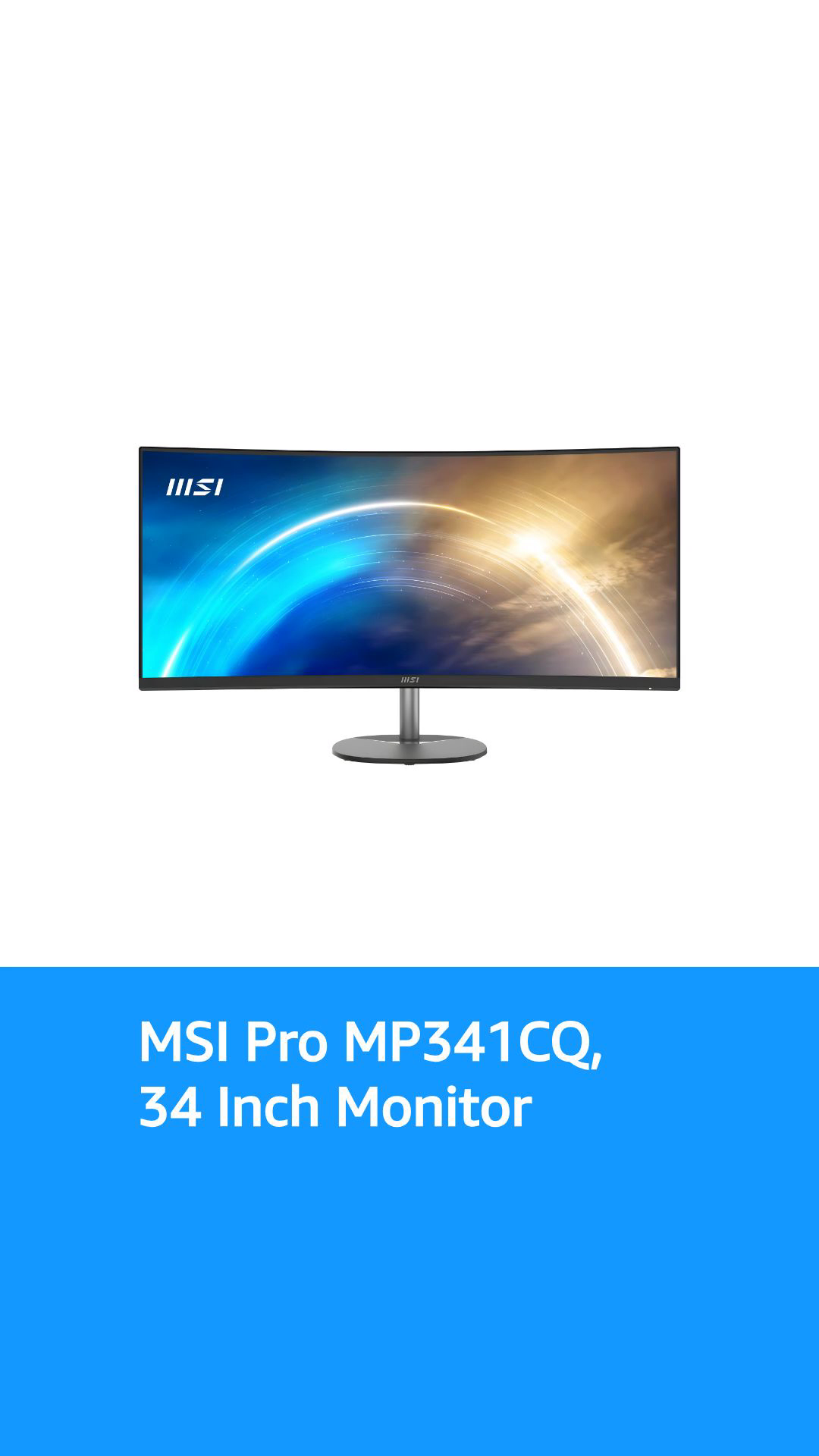 MSI Pro MP341CQ, 34