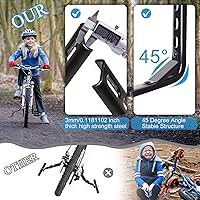 Vista 3 de Ruedas de entrenamiento para bicicleta, con extensores de eje, compatibles con bicicletas de 12/14/16/18/20 pulgadas, rueda de silencio flash, 1 par