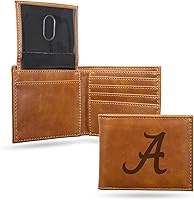 Vista 61 de NCAA Rico Industries Cartera Billetera con Grabado Láser Cartera Billetera con Grabado Láser - Diseño Delgado - Gran Regalo