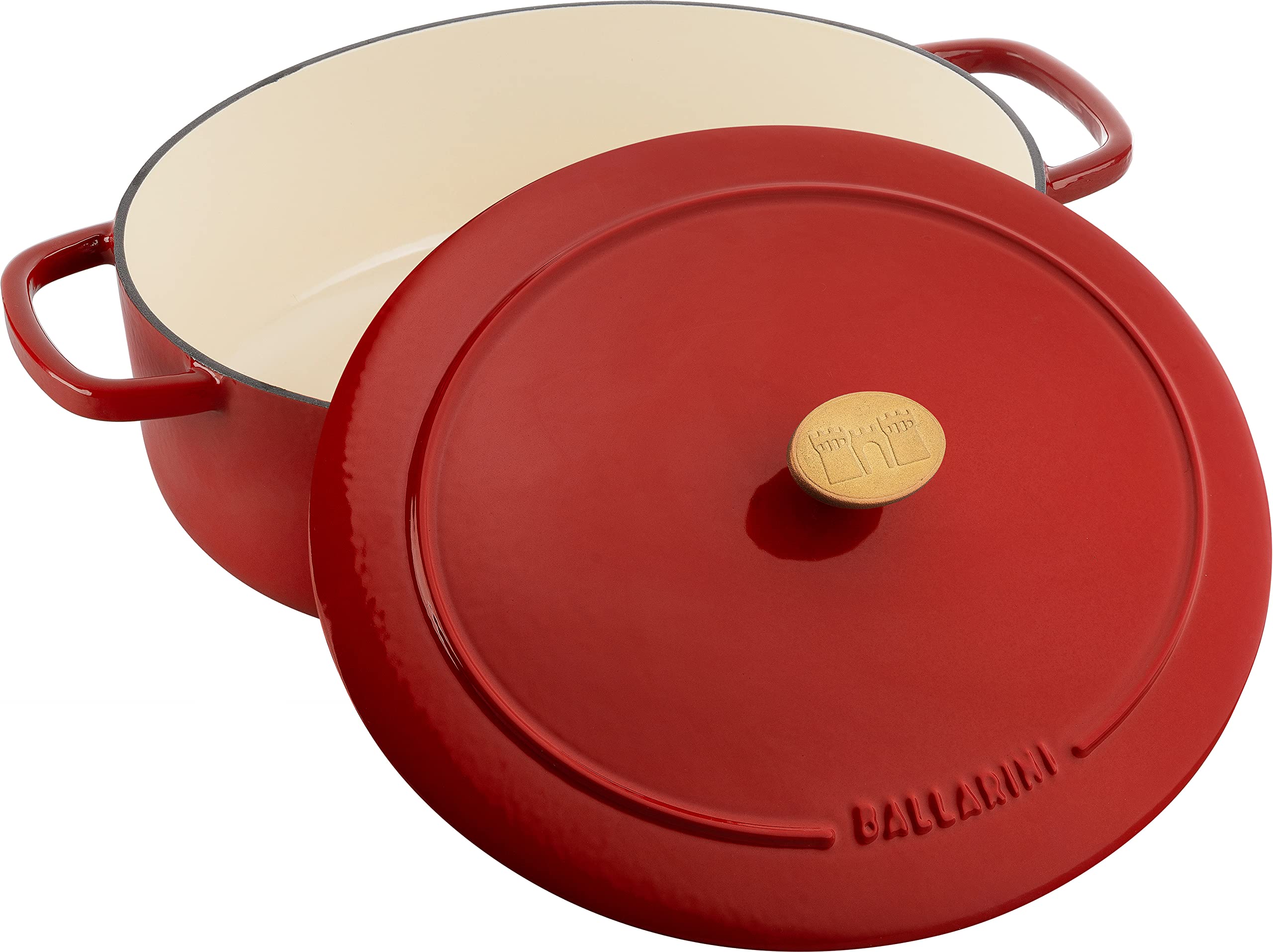 Ballarini Bellamonte Cocotte ovale - 29 cm, rosso, Ghisa