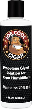 Joe Cool Cigar Propylene Glycol Humidor Solution for Cigar Humidifiers 8 oz Bottle