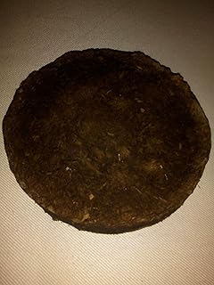 Navya Agriallied 24-Piece 130mm Cow Dung Round Cake(Brown)