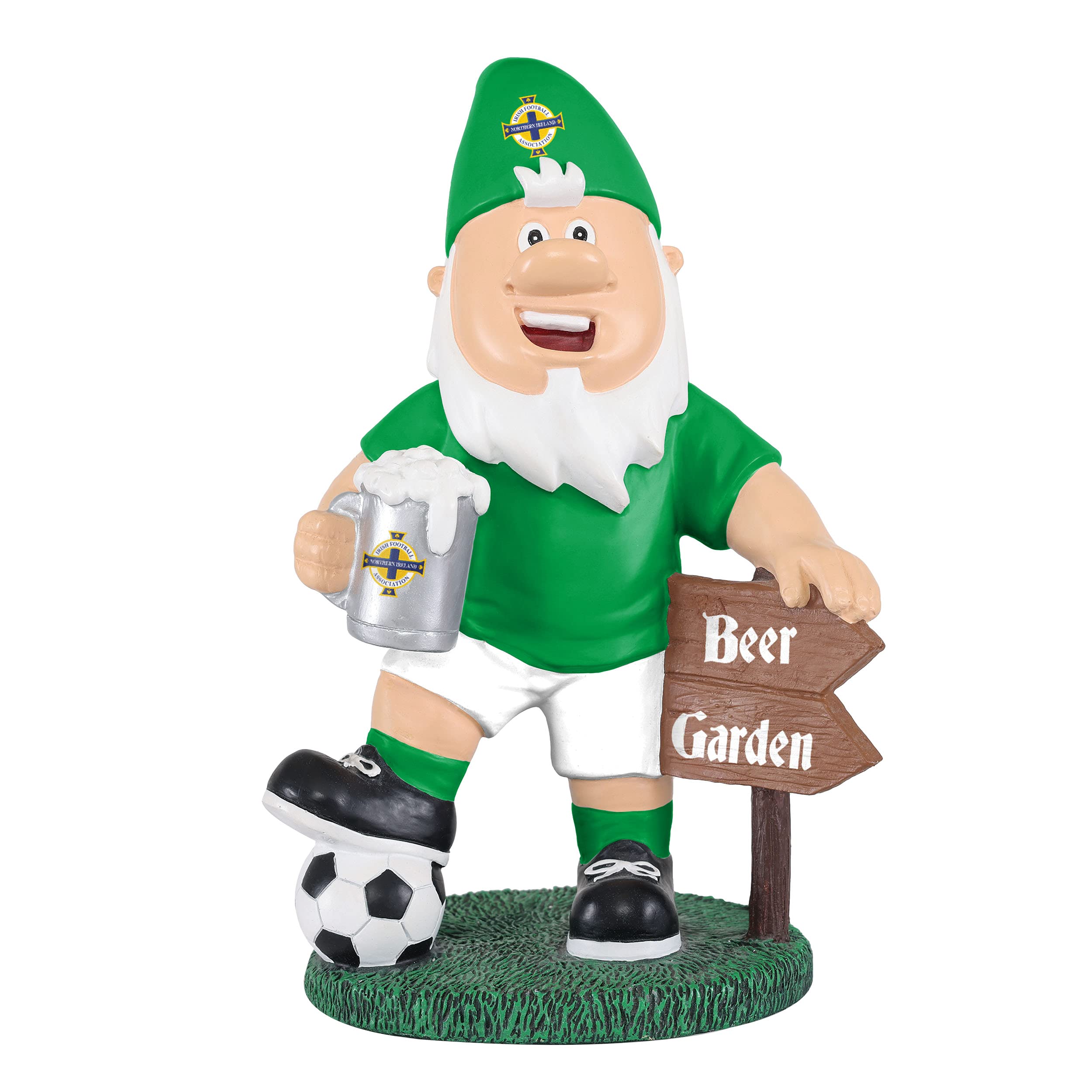 FOCO World Cup Euros Football Northern Ireland Fan Beer Garden Gnome