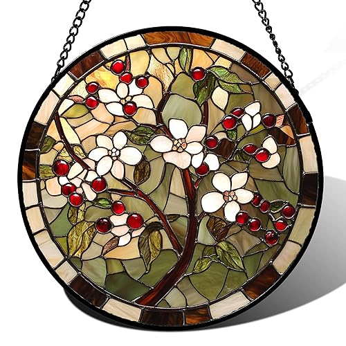 CRIS GIF Stained Glass Window Hanging - Hawthorn Tree Birth