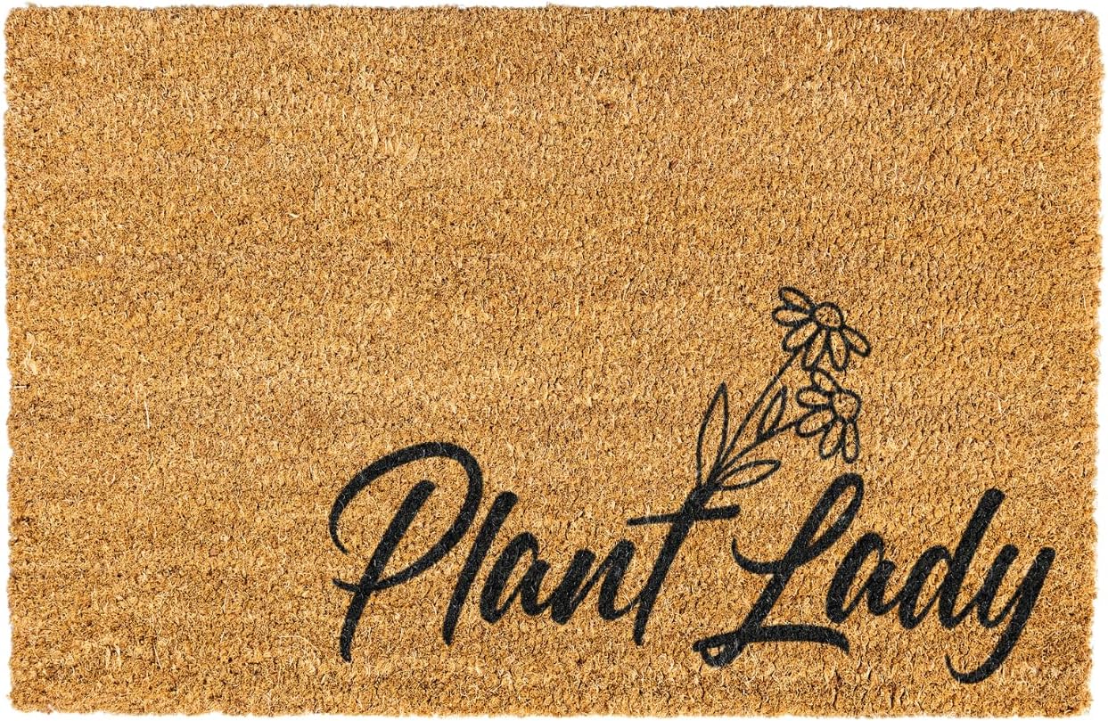 Generic Plant mom Gift for Gardener Woman - Plant Lady Gifts - Mom Gifts - Housewarming - Friend Birthday Gift - Plant Gifts for Women - Plant Door mat - Plant mom Gifts - Plant Lady Door mat