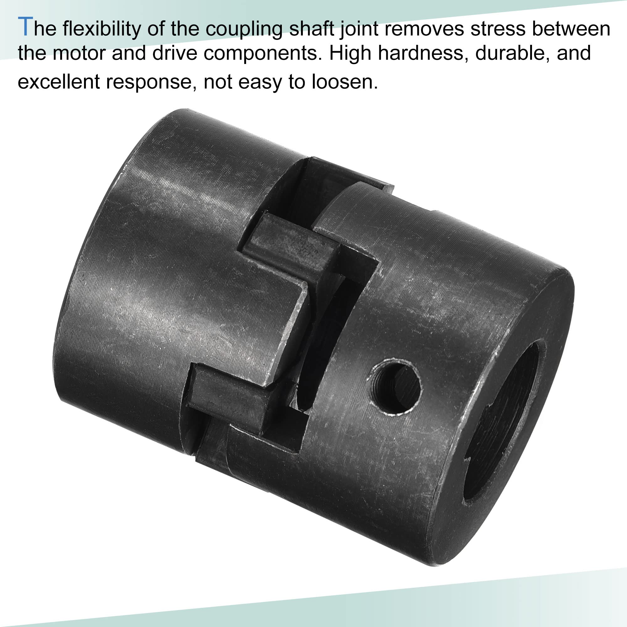 sourcing map Flexible Accouplement Arbre 24mm à 25mm 51mm x 44mm Moteur Coupleur Joint