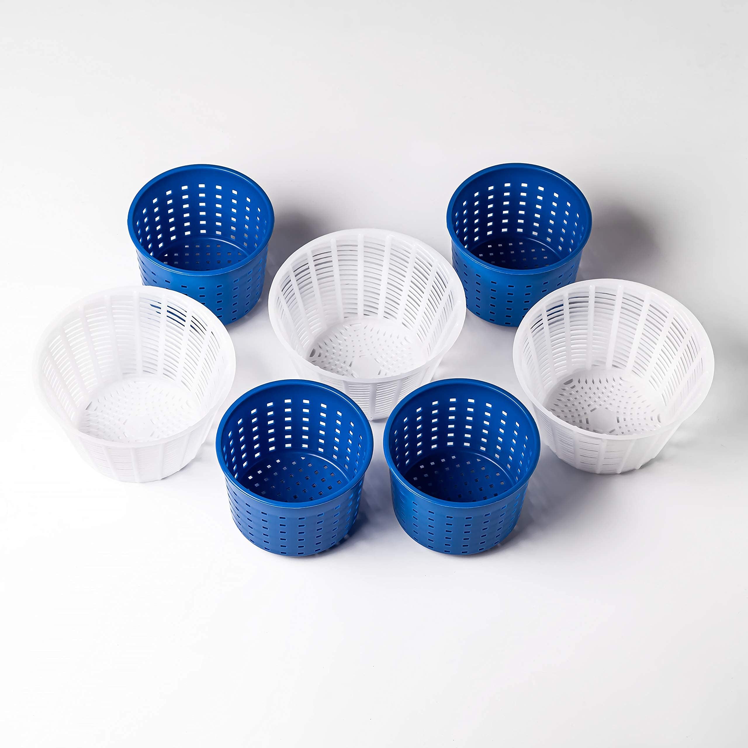 Cheese Making kit Prime Cheese Moulds 0.4kg/0.88lbs Ricotta + 0.25kg/0.55lbs Camembert Blue+White Original HOZPROM Cheese Making Supplies from The Manufacturer Milk Rennet Cheese Moulds Cheesemaking