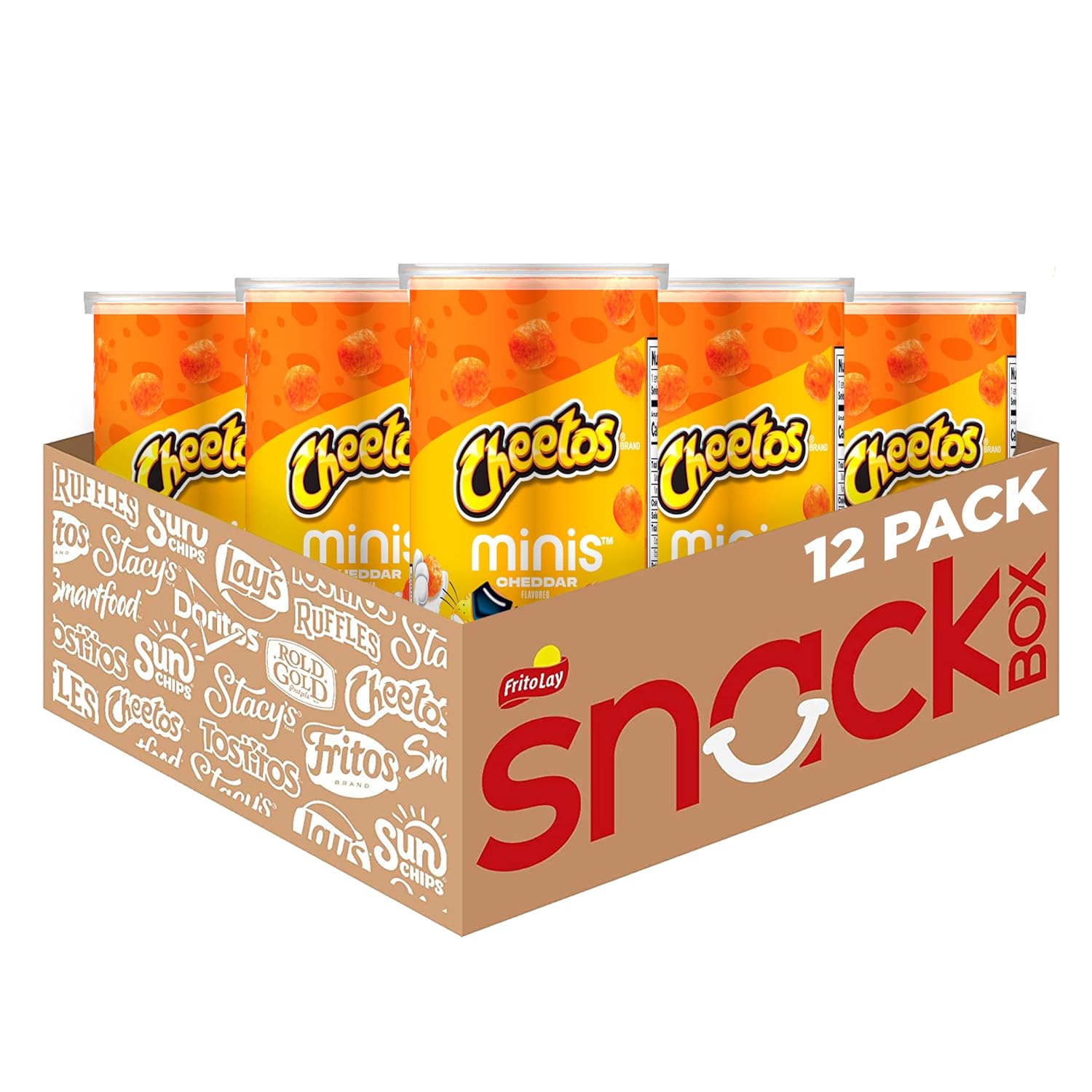 Amazon.com : Minis Canisters, Cheetos Cheddar, 1.5 Ounce (Pack of 12 ...