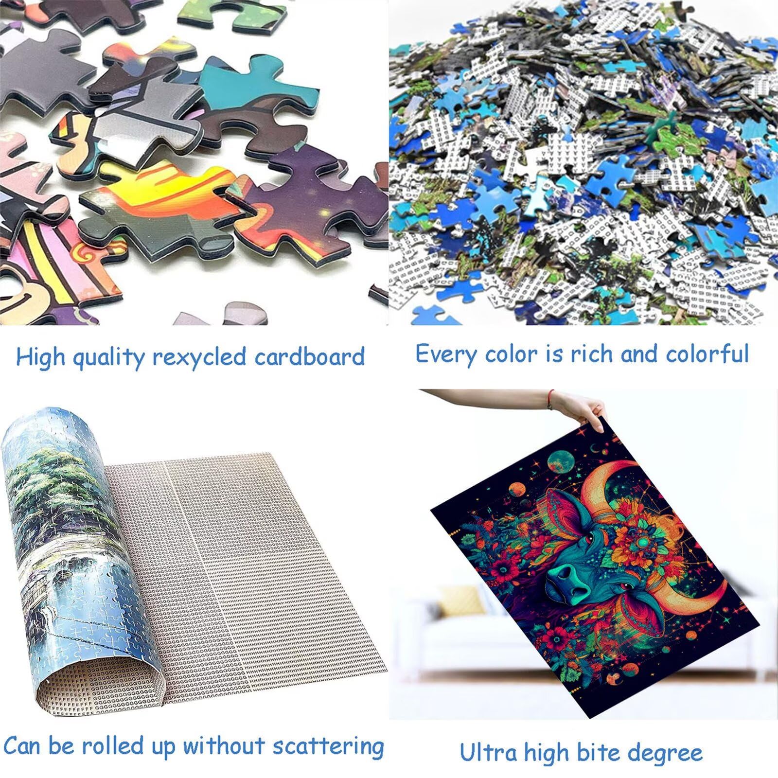 Puzzle 3000 elementów wołowina dla dorosłych kwiaty 122 x 81 cm unikalne rzemiosło klasyczne 3D drewniana układanka do rodzinnych gier biznesowych, układanka do samodzielnego wykonania nawet do