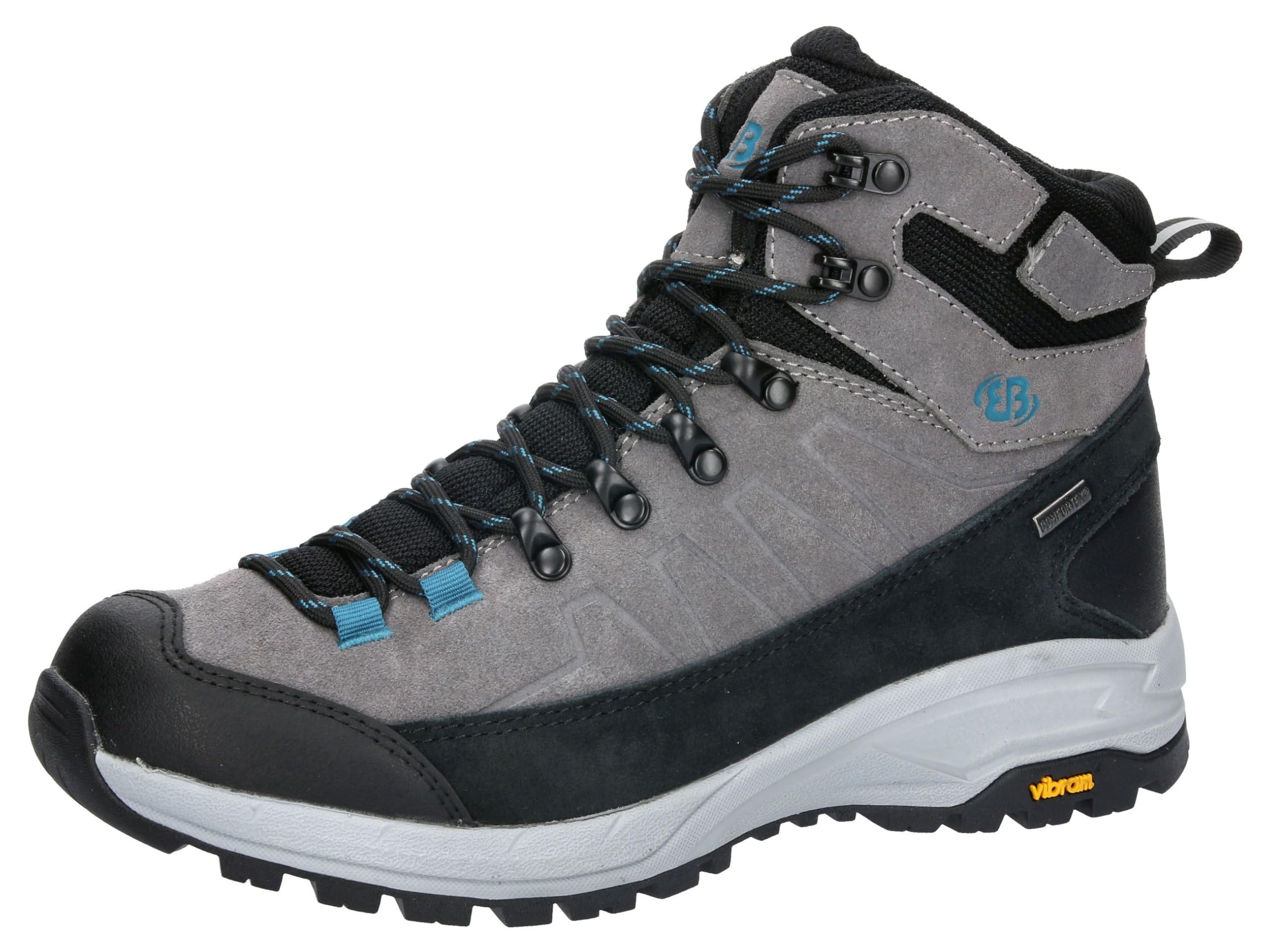 Brütting Unisex Mount Sellery Trekking Boots, Grey/Black, 39 EU, grey black, 7 UK