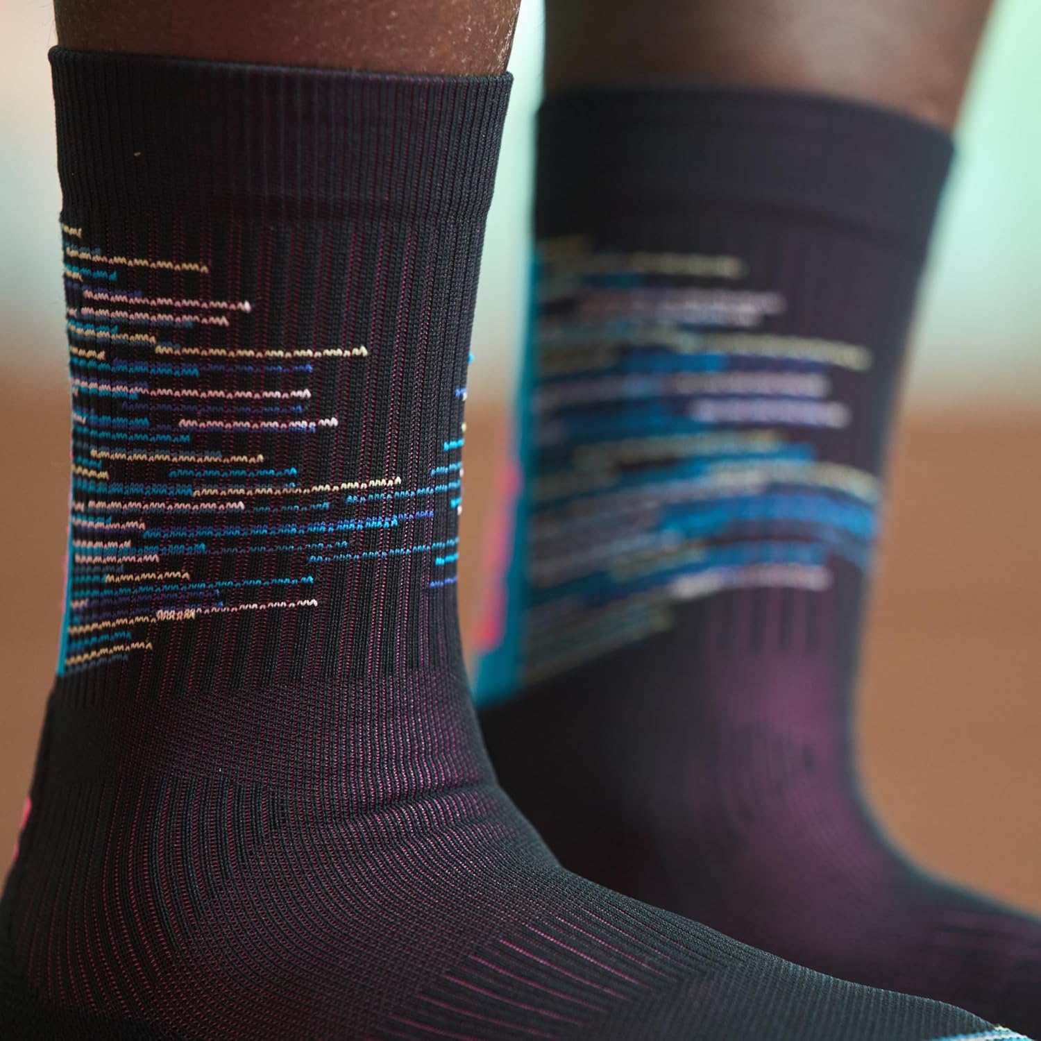 CEP Crew Cut Athletic Performance Running Socks - Paris Vibes Mid Cut Compression Socks for Men and Women - Image 2