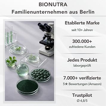 BioNutra Organic Chlorella Pellets without Additives Residue-Controlled Membrane Broken