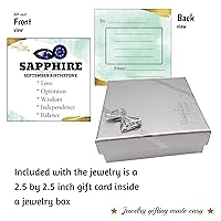 Vista 63 de Natural raw smoky quartz pendant chain necklace with white gold over 925 solid sterling silver, birthstone dainty solitaire gift for her, uniquelan