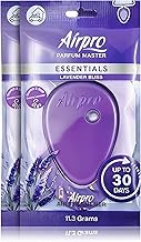 Airpro Essentials Lavender Bliss Hanging Gel Car Perfume – Cool Marine Car Air Freshener | Long Lasting Car Fresheners for 30 Days | Leak-Proof Hanging Car Perfume | Pack of 2 (11.3 g each)