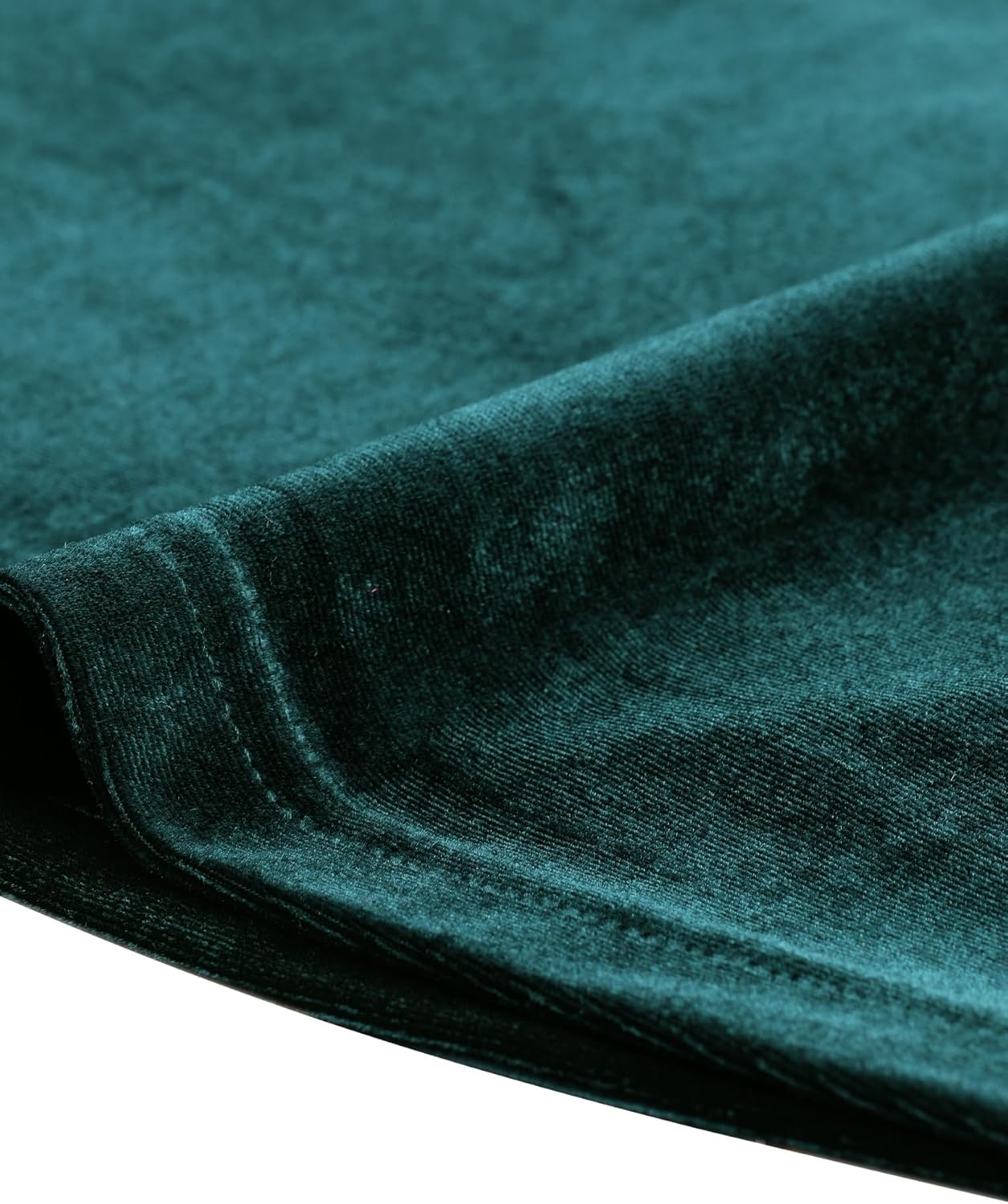 Allegra K Halloween Velvet Shirt for Women's Casual V Neck Short Sleeve Velvet Tops - Image 5