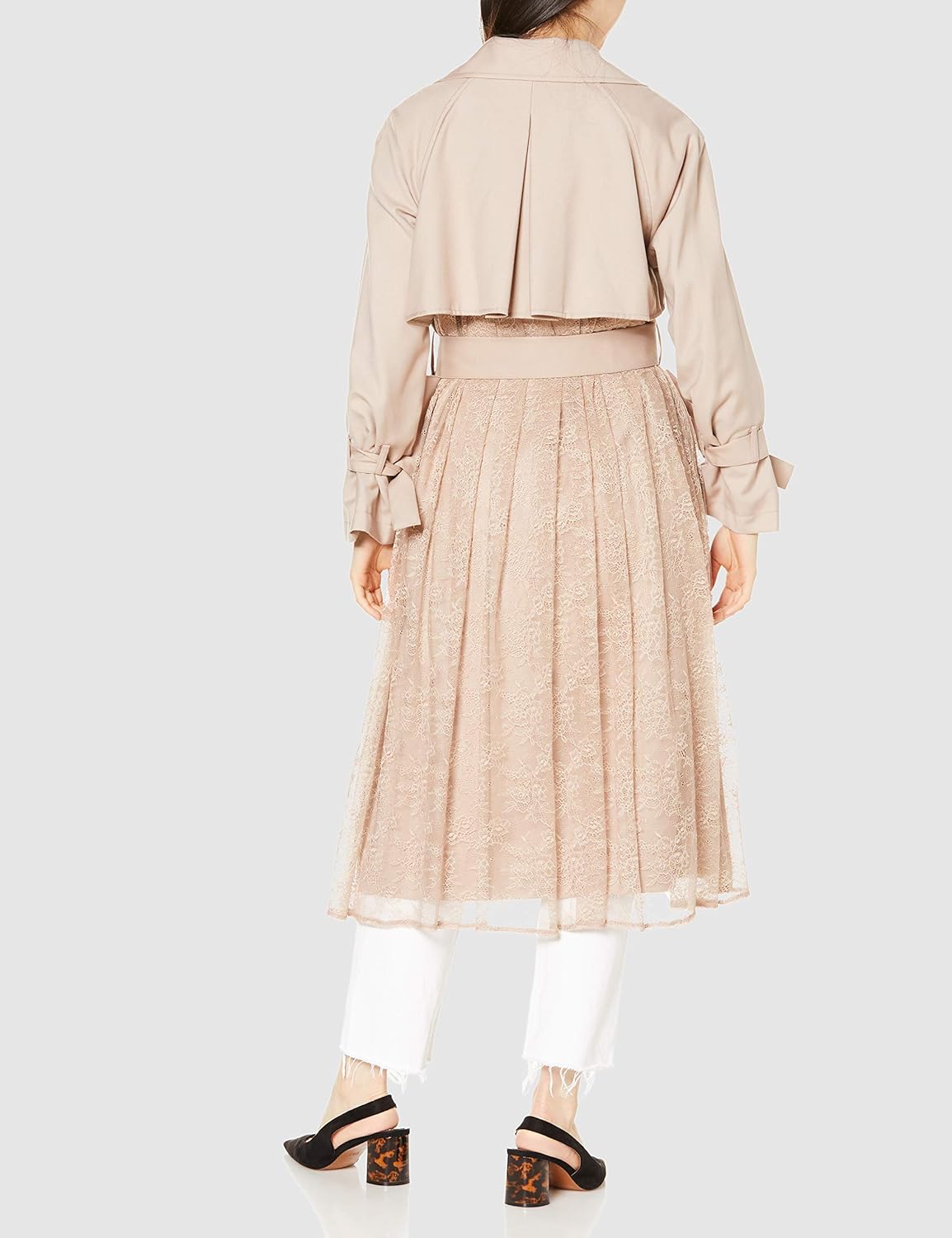 Amazon | [レッセパッセ] コート バックレーストレンチコート