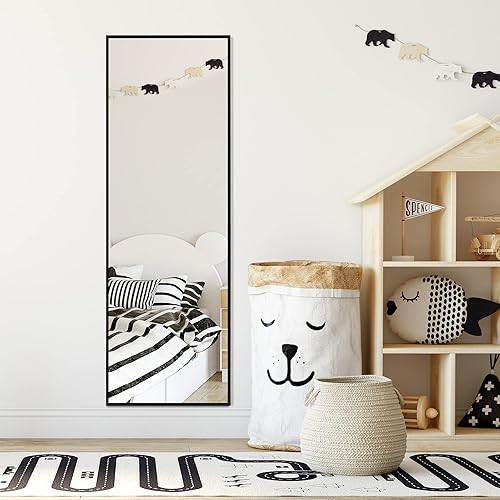 Miniatura 3 de NicBex Espejo de longitud completa marco de aleación de aluminio de 51 x 16 espejo de pared grande espejo de tocador espejo de dormitorio espejo de