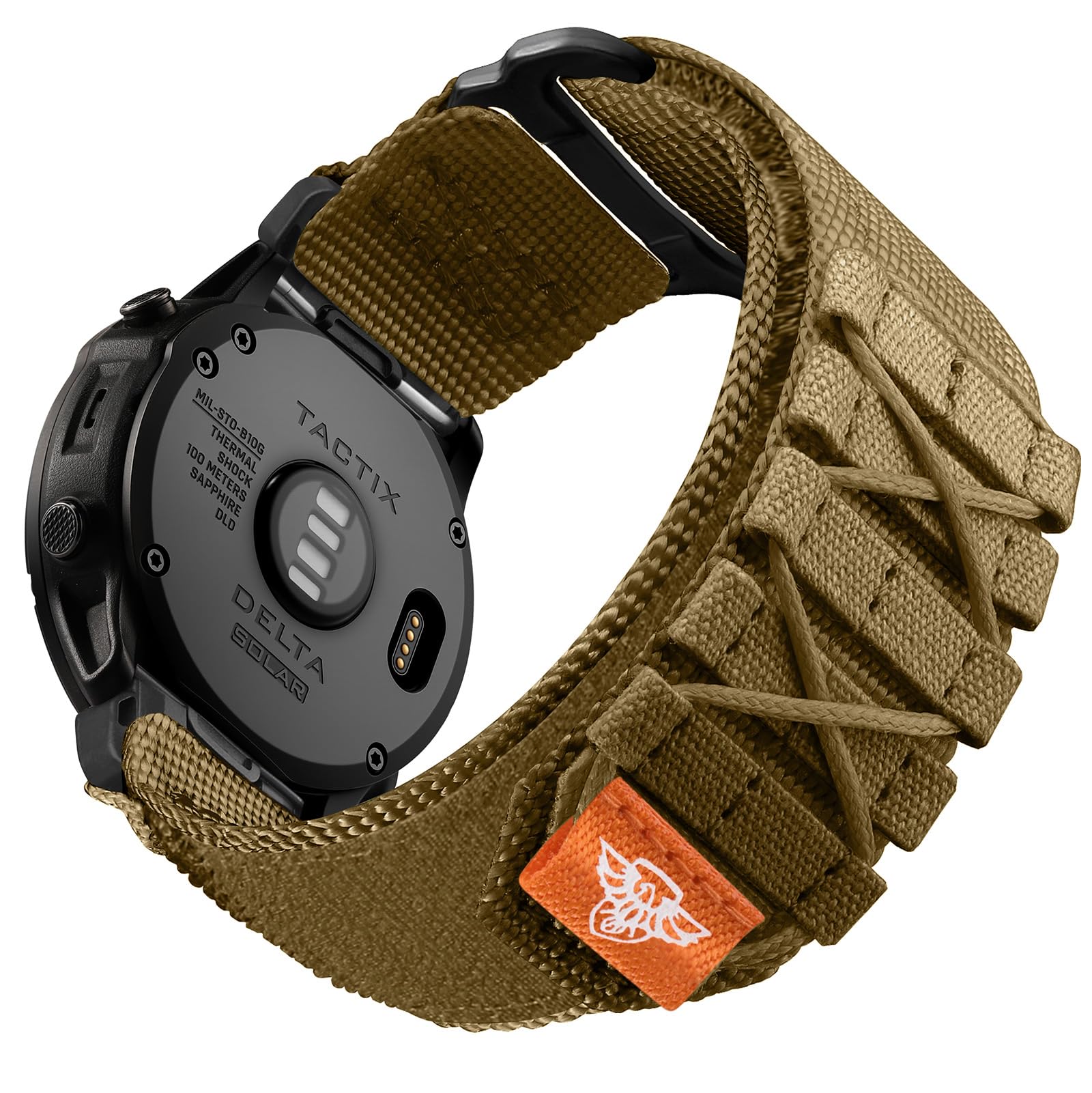 Bandletic Bracelet Compatible avec Garmin Fenix 6 Pro/6/7/Fenix 8 47mm | Tactique Robuste 22mm Quick Fit Nylon Sport Bande pour Fenix 5/Instinct 3/2/Epix 2 Pro/Forerunner 945/965/955