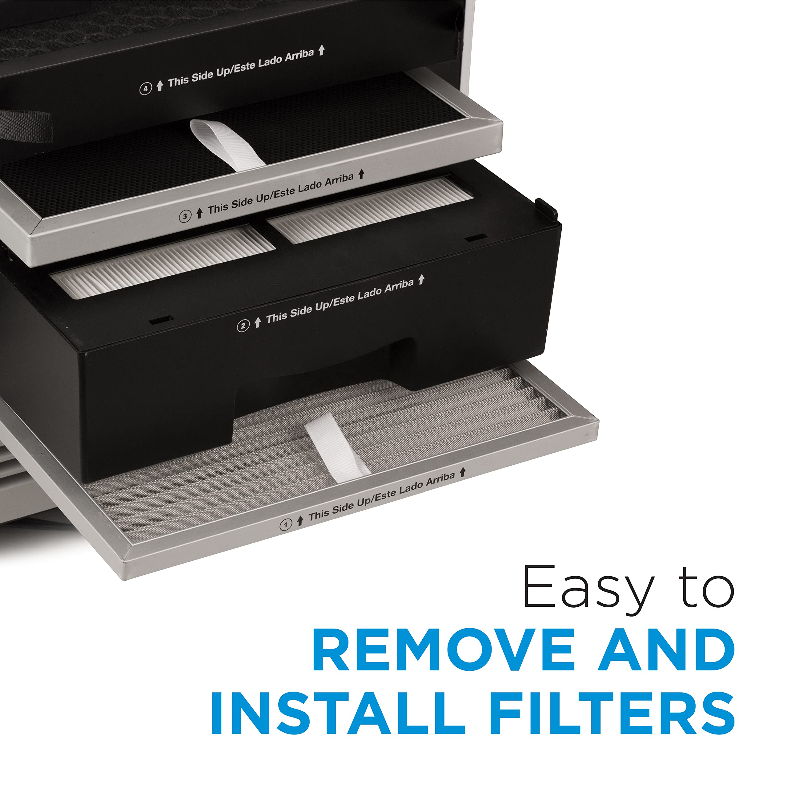4x Filtro per Medion MD10171 - prefiltro + HEPA + carbone attivo