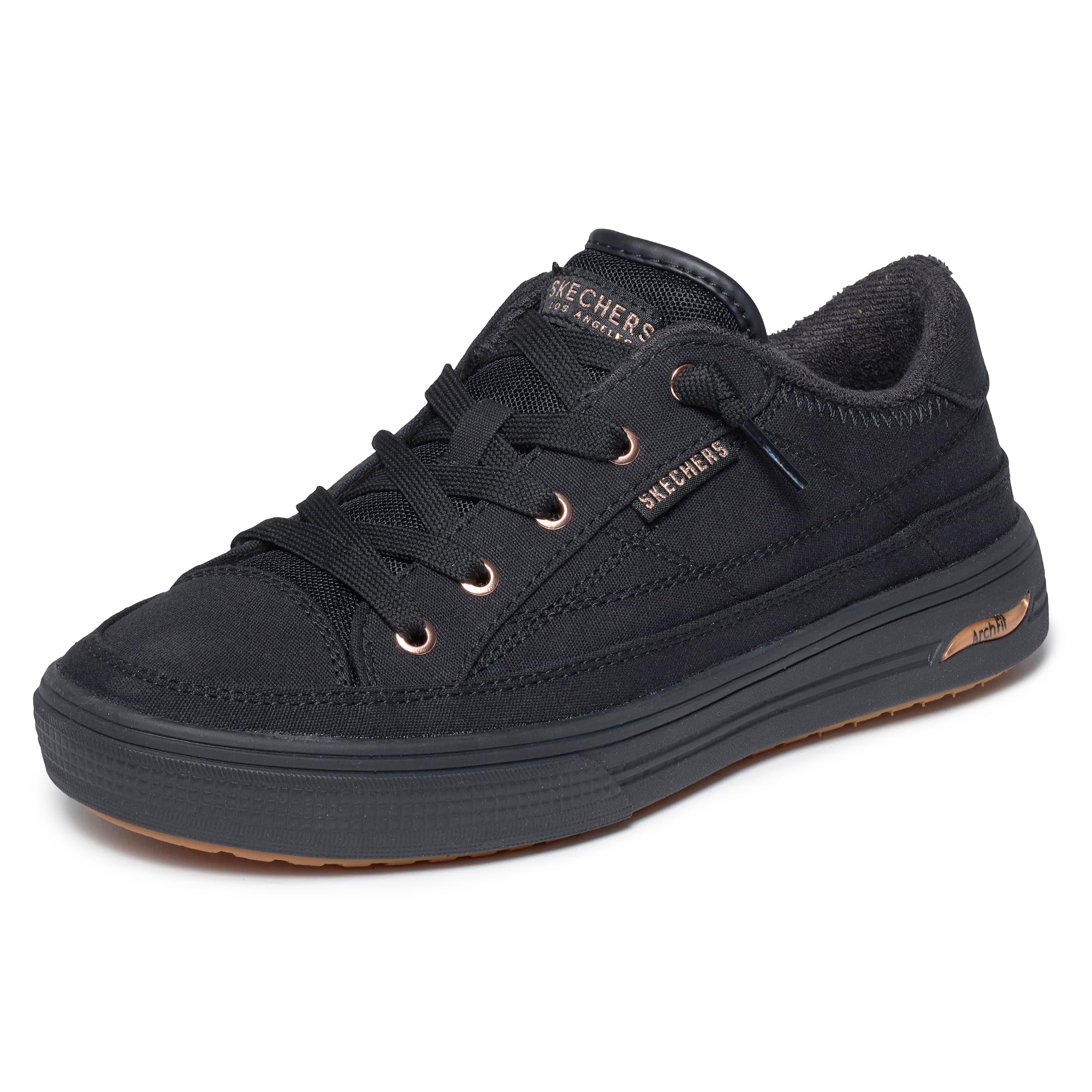 SKECHERS Women's James Goldcrown: Arch Fit Arcade-Love on Top Sneaker