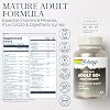 Solaray Once Daily Adult 50+ Complete Multivitamin para Mujeres y Hombres, Vitaminas Esenciales y Minerales Quelados para Energía Saludable, Apoyo Cardíaco, Cerebral e Inmune, Con CoQ10 y Luteína, Sin Hierro, 90 VegCaps 2