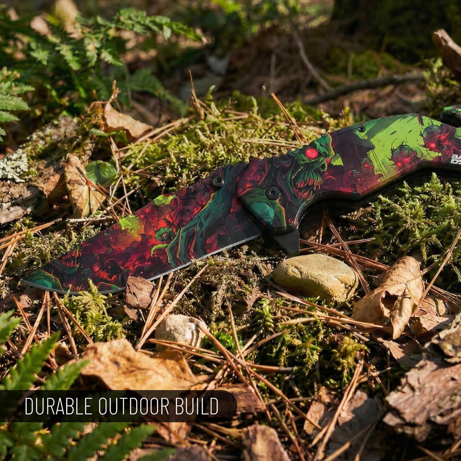 Funky Knife, Digital Printing On Blade, Fun Pocket Knife