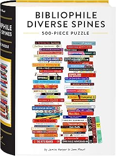 CHRONICLE BOOKS Bibliophile Diverse Spines 500-Piece Puzzle
