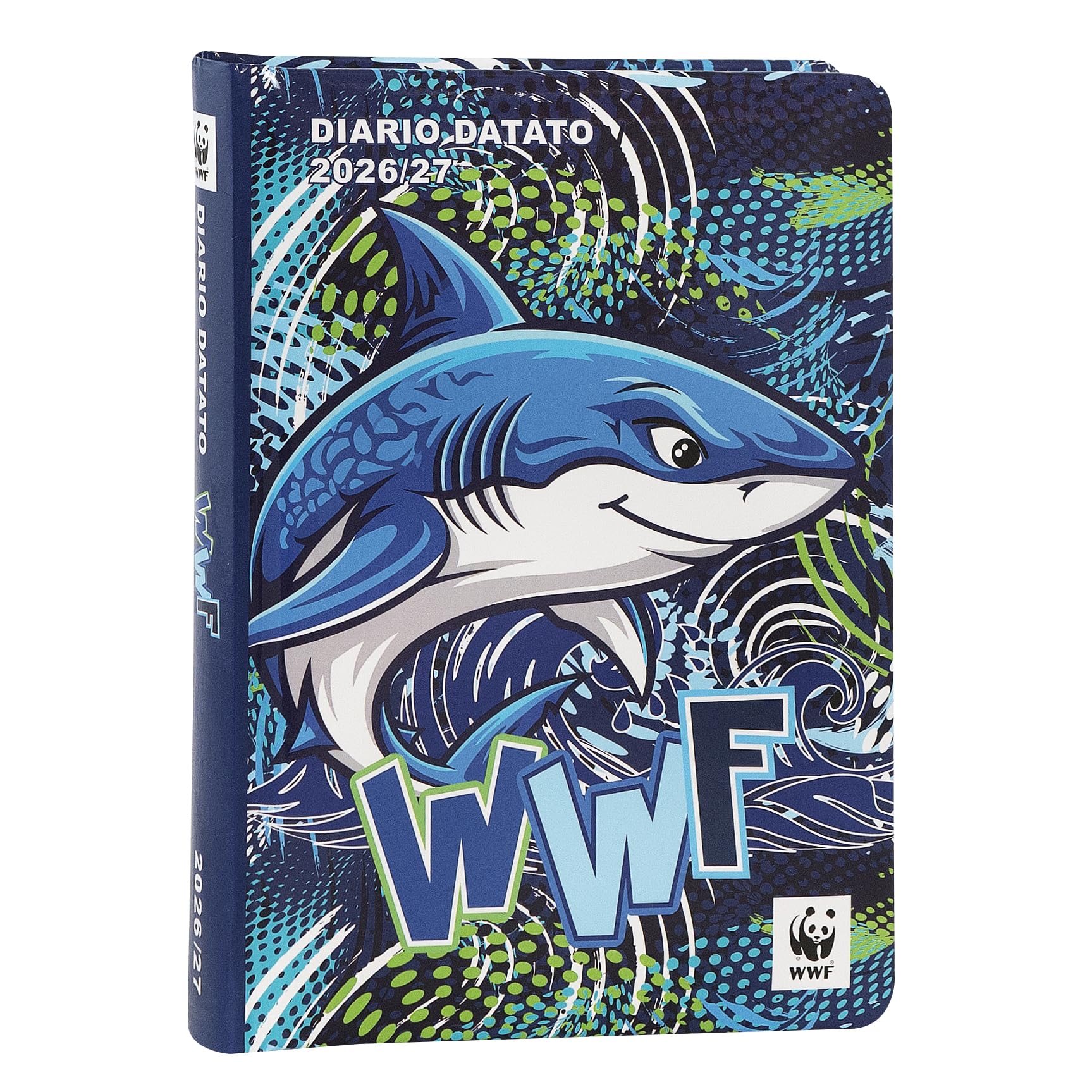 WWF Diario Scuola 2026-2027 Ufficiale, Diario Scolastico Copertina Rigida 352 Pagine 13 x 17,8 cm