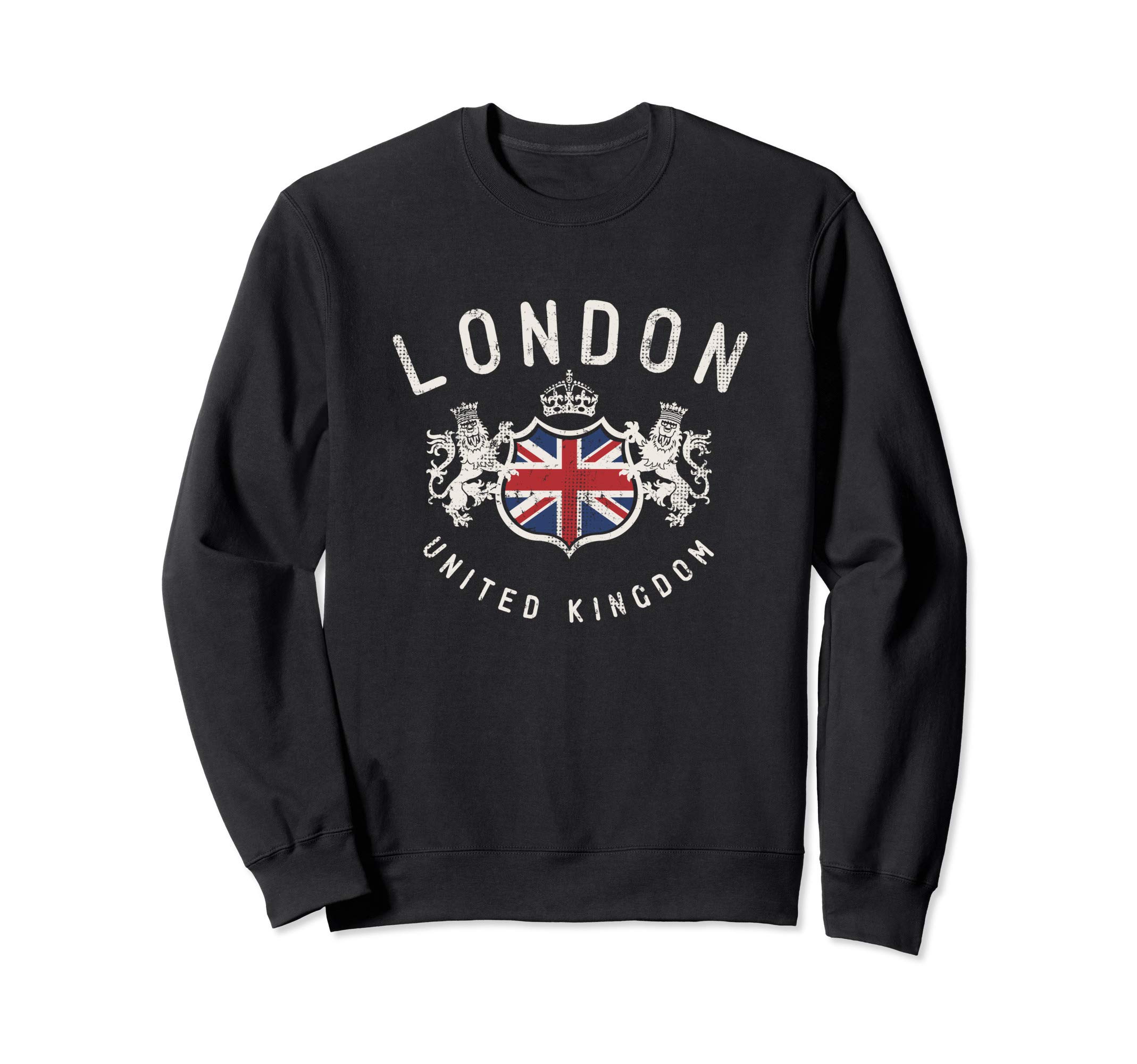 City RiderLondon Great Britain Vintage Crown SweatshirtOEKO-TEX STANDARD 100