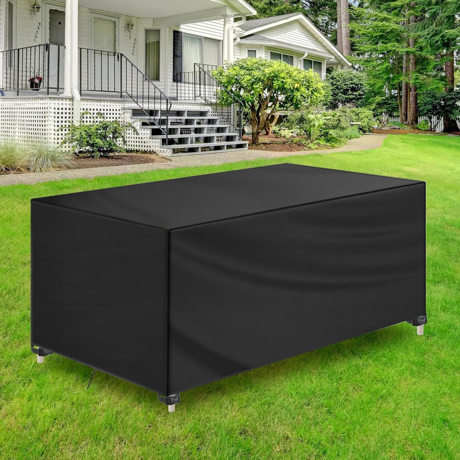 AZKDCL Patio Coffee Table Cover 67L x 47W x 39H inches Covers for Outdoor Furniture Heavy Duty Winter Waterproof Patio Table Covers, Table Covers