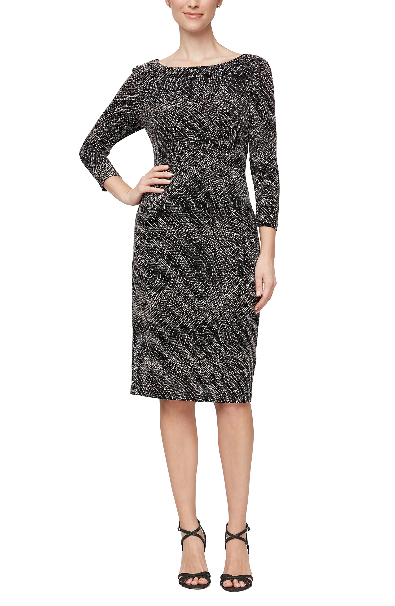 S.L. Fashionswomens Fit and Flare Dress Special Occasion Dress