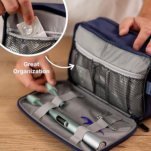 Miniatura 3 de Carrywell No fabricado en China Neceser para hombre, organizador de artículos de tocador de viaje, kit de dopp, bolsa de afeitar resistente al agua