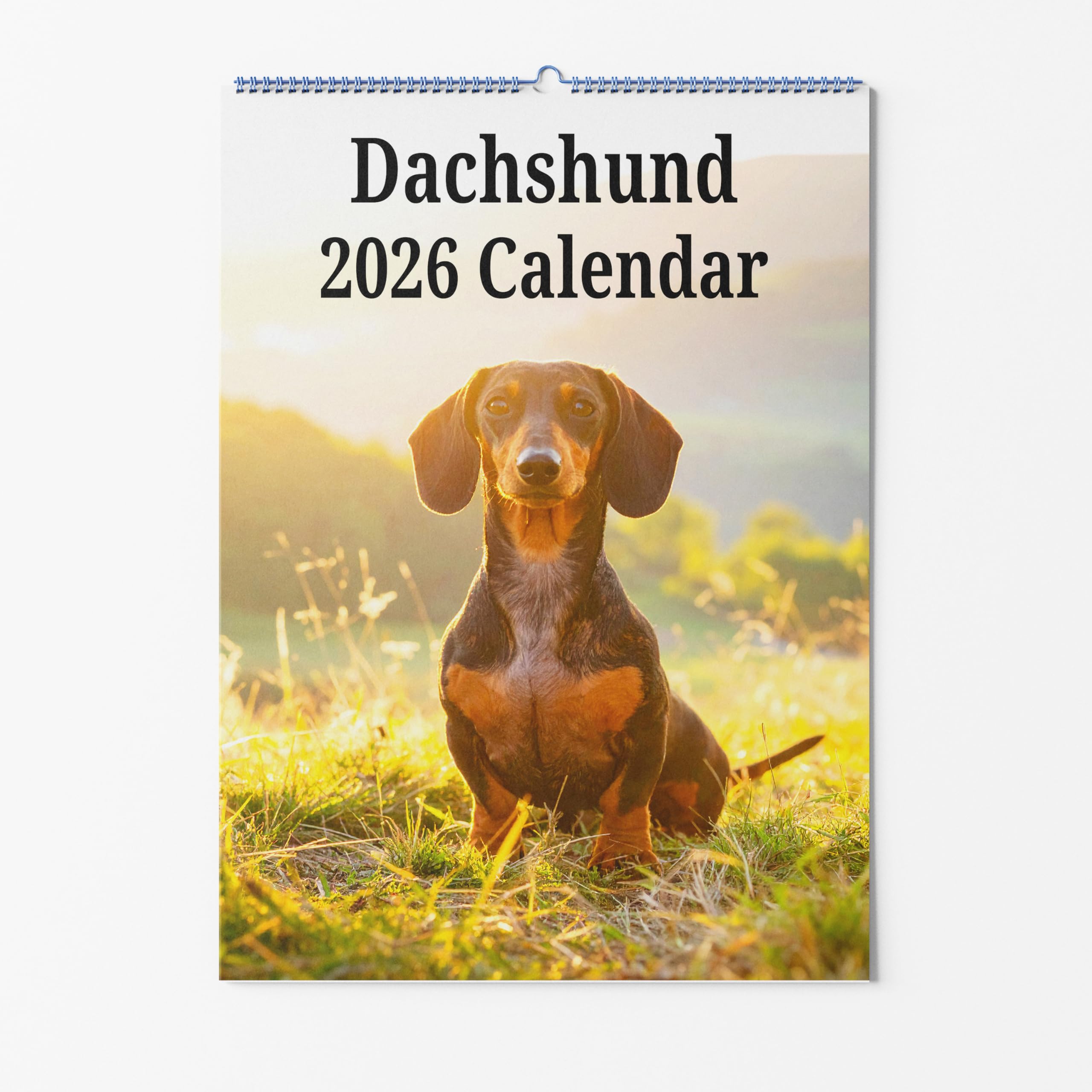 Dachshund Wall Calendar - Choice Of Sizes - A4 Dog Calendar - Dog Lovers Monthly Planner 2027