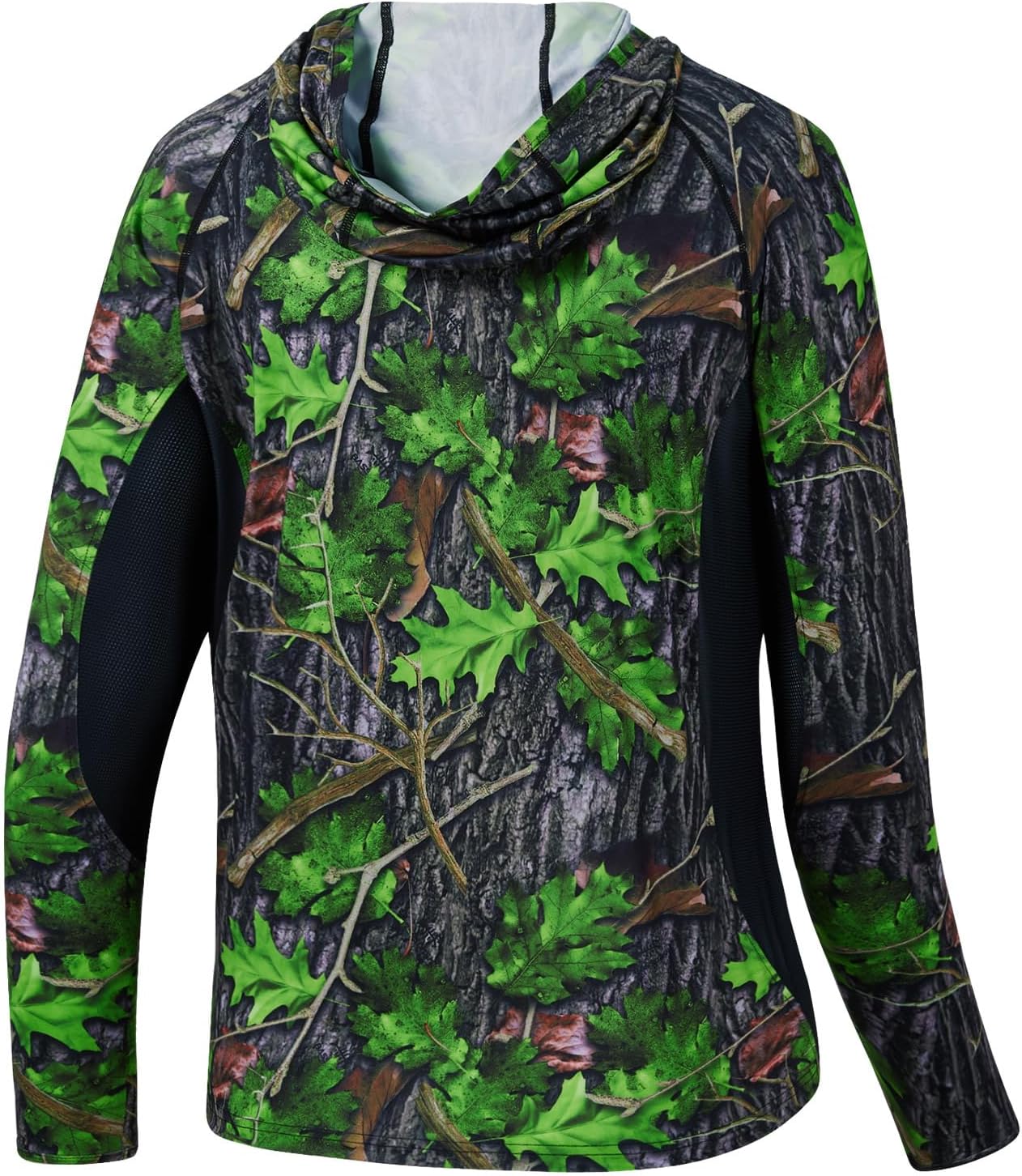 BASSDASH Men's UPF 50+ Lightweight Hunting Camo Hoodie Quick Dry Performance Long Sleeve Fishing Shirt with Hood FS30M - Image 4