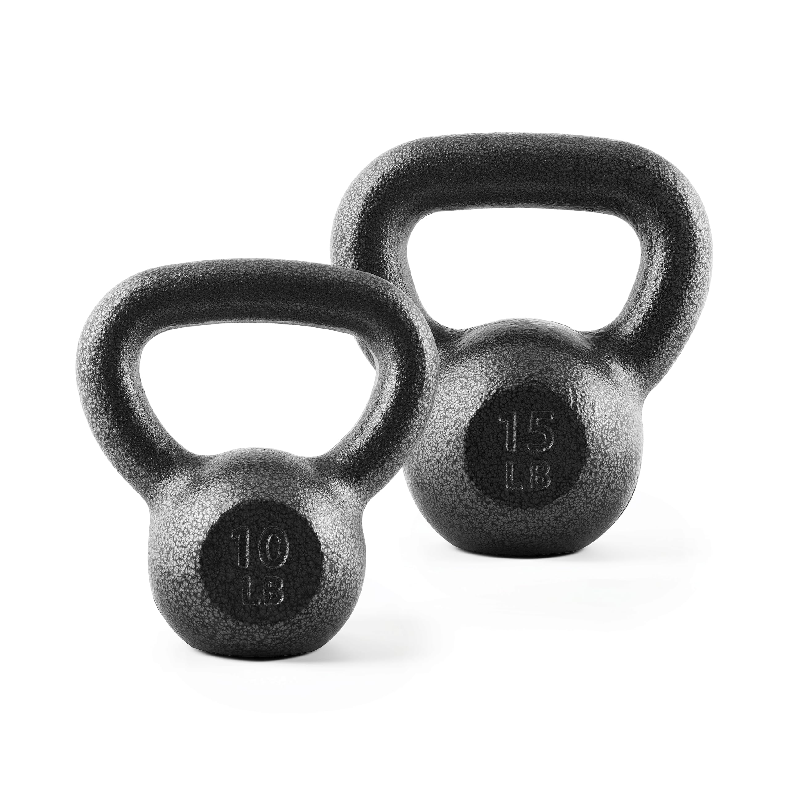 CAP Cast Iron Kettlebell Singles &amp; Sets, Wide Handle, Flat Base