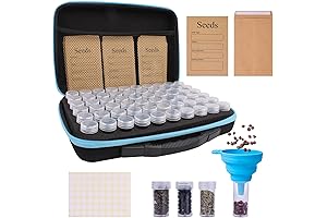 60-Slot Seed Storage Containers for Maximum Seed Organization and Optimal Germination Rates