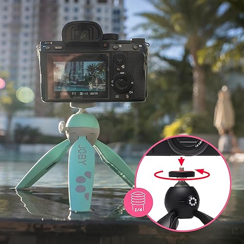 Miniatura 4 de JOBY HandyPod 2 Kit, Table Top Tripod with GripTight 360 Phone Mount and Pin Joint Mount, Phone Tripod for Smartphones, Action Cam and Mirrorless