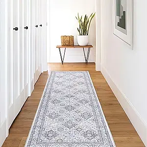 Non Slip Runner Rug, Kitchen Mat, 2x6 Washable Rugs, Runners For Hallways, Area Rug For Bedroom, Low Pile Soft Rugs, Kitchen Floor Mats, Slip Resistance, Durable Rug For Hallways, Bedroom, Kitchen