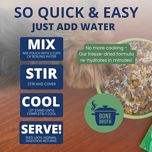 Vista 3 de Under the Weather Dieta suave para perros Fácil de digerir para perros enfermos Siempre esté listo Contiene electrolitos – Carnes naturales