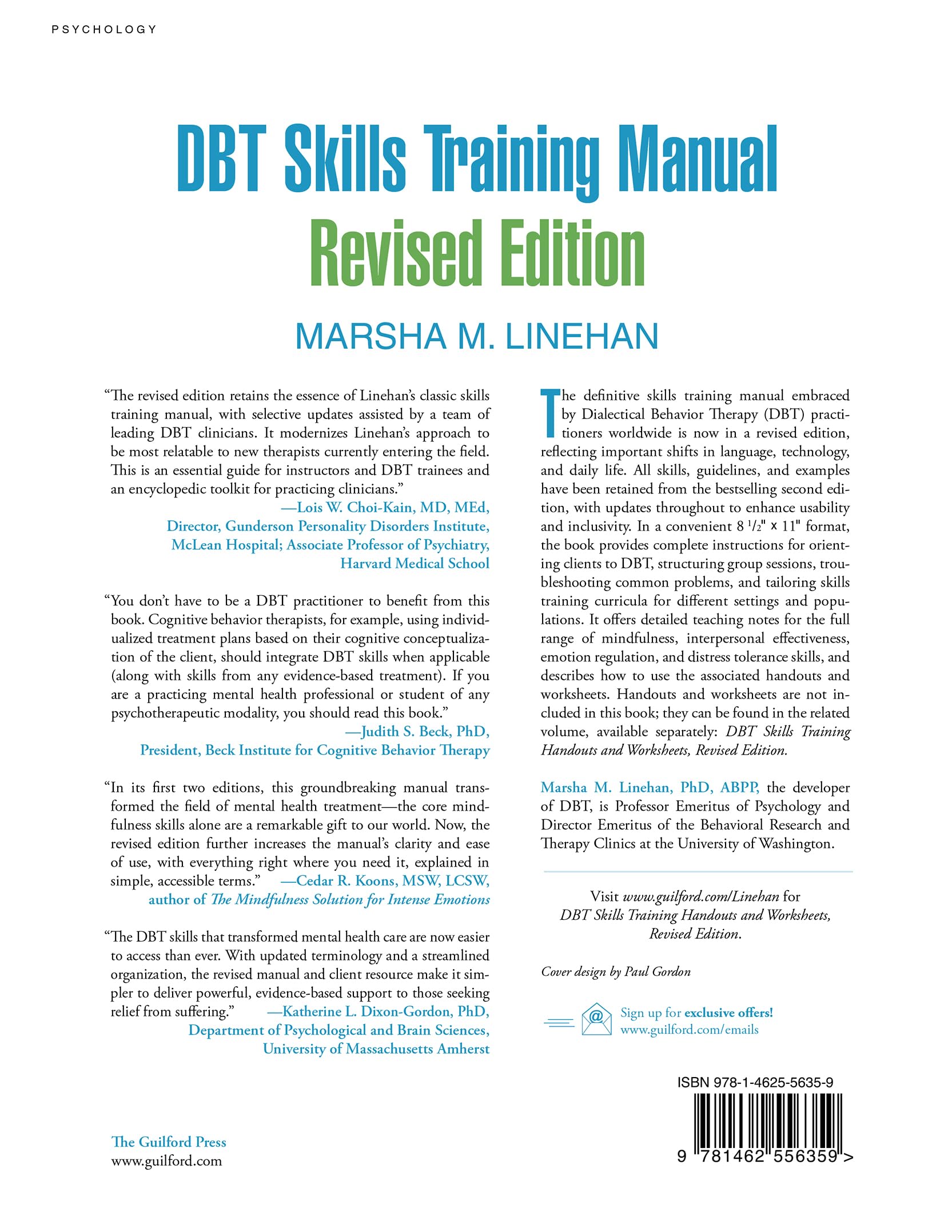 DBT Skills Training Manual, Revised Edition